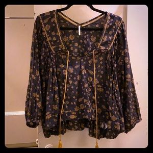 Free people tunic floral top